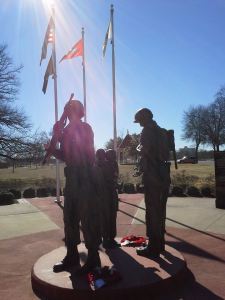 Veteran's Memorial at MacArthur Museum in Little Rock
